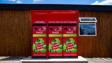 The reverse vending machines enable automated collecting, sorting and handling of returned or used plastic bottles for recycling or reuse